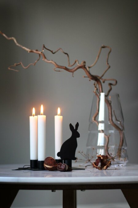 Hare fr ljusstakar