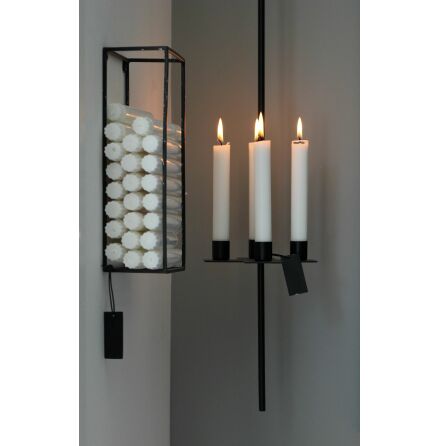 Ljusstake long svart