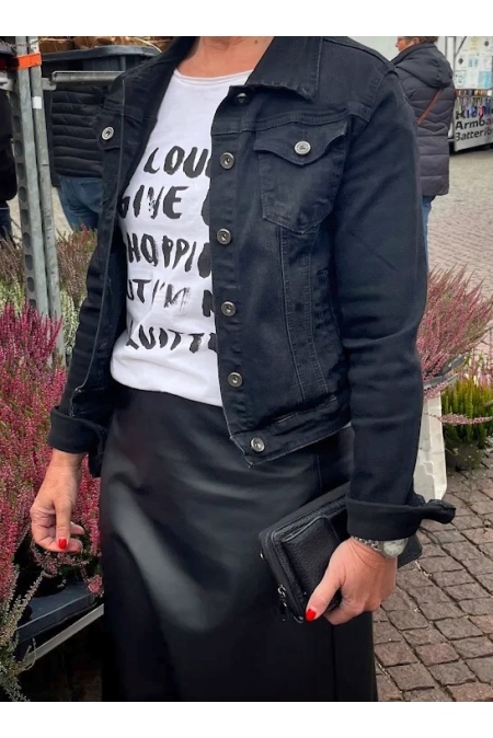 Jeansjacka svart (endast XS och S kvar)