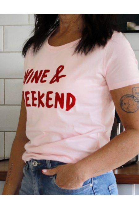 T-shirt WINE &amp; WEEKEND 