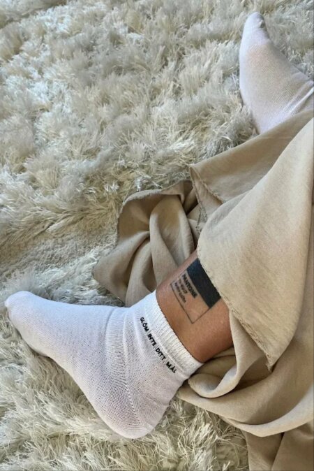 Ankelstrumpa GLÖM INTE DITT MÅL Ankelstrumpa GLÖM INTE DITT MÅL