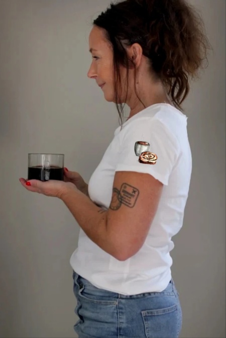 T-shirt KAFFE & BULLE (fler färger) T-shirt KAFFE & BULLE (fler färger)