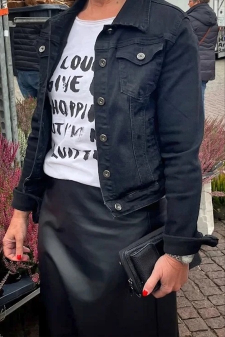 Jeansjacka svart (endast XS och S kvar)