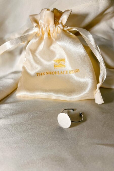 Ring fr knappsmycken silver