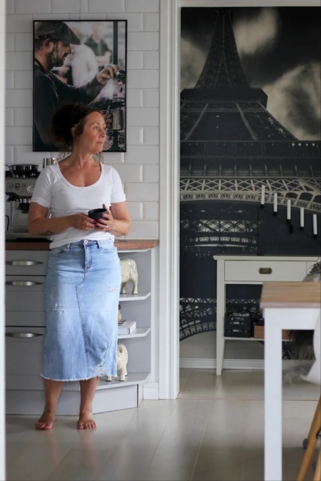 Denim kjol (finns endast XS kvar)