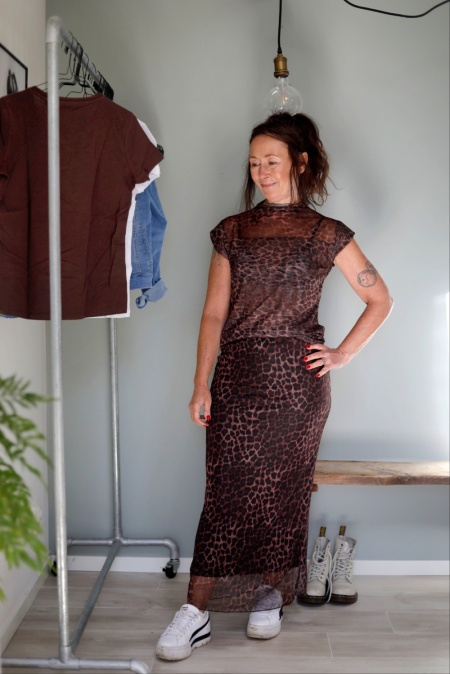 Kjol leopard MIRA (fler f�rger)