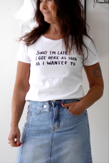 T.shirt SORRY I`M LATE (fler f�rger)