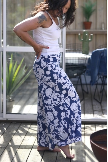 Byxkjol m�nstrad jeanslook