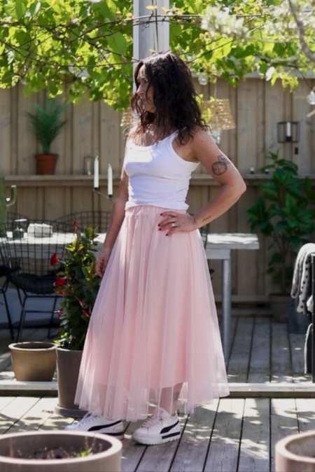 Tyllkjol rosa
