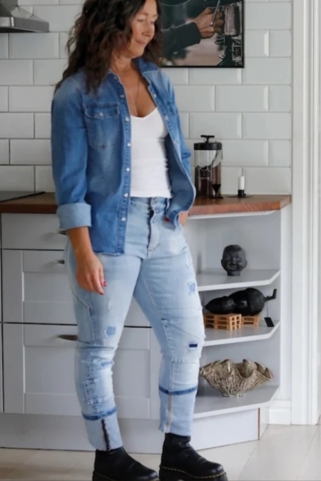 Jeansskjorta